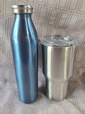 Pair of Metal Tumblers