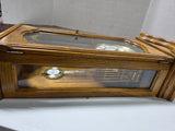 Howard Miller 33" Oak Wall Clock w/Chimes