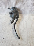 Hand Carved Horn Panter Figurine