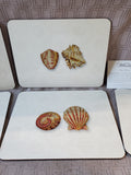 Lot of 5 Colonial Williamsburg "Shell Walk" Placemats (A)