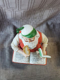 Gorham Norman Rockwell Inspirations in Porcelain "Yuletide Reckoning" Figurine