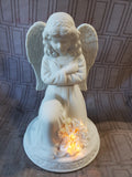 Lighted Porcelain Angel Figurine WORKS