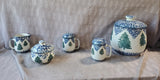 5 Piece Tienshan Folk Craft "Cabin in the Snow" Kitchen Set