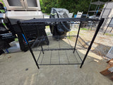 3-Tier Sturdy Black Metal (Wire) Shelving Unit (A)