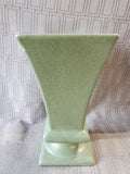 Haeger Pottery Green Pedestal Vase