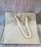 Burlap "Life's Better in Flip Flops" Beach Tote