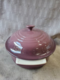 Le Creuset Mauve Stoneware Oblong Covered Casserole Dish