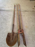 Post Hole Digger/Shovel Lot (2)