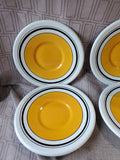 Set of 8 Mondovi Richard-Ginori Saucers