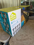 8-Piece LED Solar Pathway Lights, Unopened Packaging