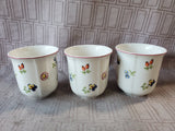 Lot of 3 Villeroy & Boch "Petite Fleur" Coffee Mugs