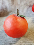 Lot of Red Plastic Waxy Decorative Apples