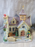 Coventry Cove "St. Joseph's Chapel" Lighted House WORKS (D)