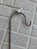 6' Iron Shepherds Hook Plant Hanger w/Decorative Bird