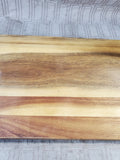 Wooden Heart Shaped Cutout Handle Cutting Board