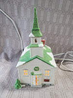 Dept 56 "New England Village" Lighted Church WORKS