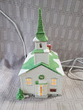 Dept 56 "New England Village" Lighted Church WORKS