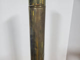 Vintage Tall Brass Storage Tube