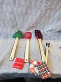 Small Lot of Christmas Rubber Spatulas