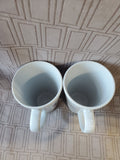 Pair of Love Colonial Williamsburg Coffee Mugs