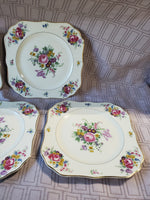 Set of 6 Hutschenreuther Selb Bavaria Floral Salad Plates