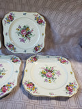 Set of 6 Hutschenreuther Selb Bavaria Floral Salad Plates
