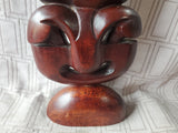 Carved Wooden Maori Folk Art Tiki Figurine