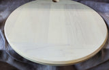 JK Adams Round Wooden Cutting Board