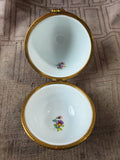 Hand Painted Porcelain Egg Box
