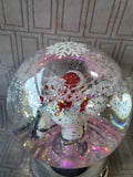 Light Up Snowman Snow Globe WORKS