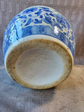 Blue and White Ceramic Planter