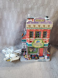 Coventry Cove "A Stitch in Time Knitting Shop" Lighted House WORKS (F)