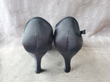 Pair of Women's Black Dance Heels (B)—Women's Size 8.5