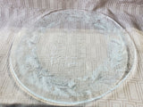 Vintage Clear Glass Christmas Tree Cookie Plate
