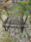 Classic Black Metal Patio Chair (Rocker)