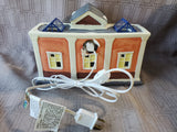 Holiday Time 2009 Traditional Vintage Collection "Walmart Super Center" Lighted House Figurine WORKS