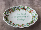 Spode Holidays "True Friend" Trinket Dish