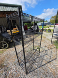 4-Tier Sturdy Black Metal (Wire) Shelving Unit (C)