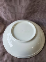 Crate and Barrel Embossed Fruit Ceramic Serving Bowl