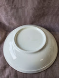 Crate and Barrel Embossed Fruit Ceramic Serving Bowl