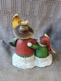 Lang and Wise  Classic Santa Collectibles "Holly Birds" 76220502 Figurine