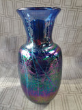(A) Signed Glass House Studio Luster Vase by Eric Brakken
