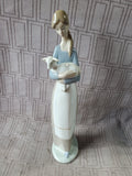 Lladro "Girl with Lamb" No. 4.505 Figurine
