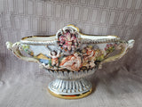 Italian Made Capodimonte Centerpiece Dish