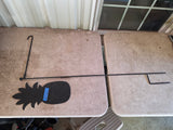 Garden Flag Holder w/Removable Pineapple