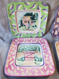 Set of 4 Michal Sparks "Estate of Mind Collection" Salad Plates (2 SETS AVAILABLE PRICED INDIVIDUALLY AT $20 EACH)