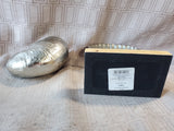 2 Piece Metal Seashell Decor Lot