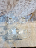 Set of 4 Clear Glass Pilsner Glasses (2 SETS AVAILABLE PRICED INDIVIDUALLY AT $10 EACH)