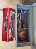 Craftsman Metal Toolbox w/Some Tools