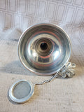 Jean Goardere Pewter Wine Decanter Funnel with Mesh Strainer